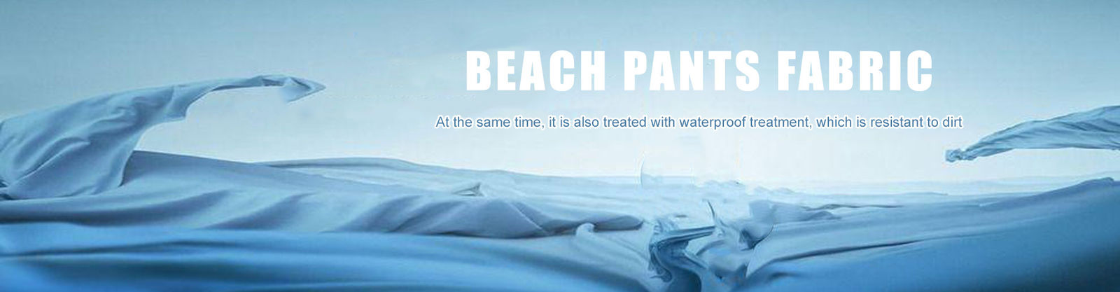 Tejido de pantalones de playa