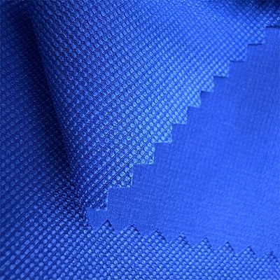 92% de poliéster 8% de tela de spandex material Jacquard Pearl Dot Cuatro caras pantalones de playa elásticos tela