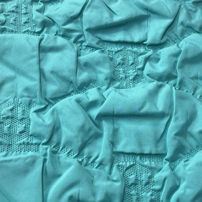 100% de poliéster Tejido para exteriores Pantalones de crepe de burbuja chaqueta de rompevientos Tejido de traje