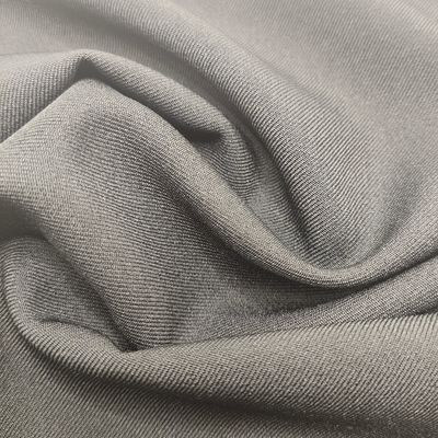 Poliéster 92% Spandex 8% Cuatro caras cuadriculadas de tejido de chaqueta de rompevientos elástico