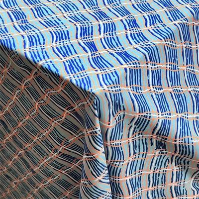 90 Polyester 10 Tejido de spandex Imprimido Cuatro lados de estiramiento de pantalones de playa Tejido