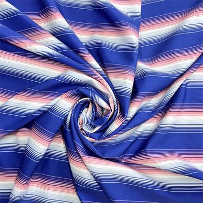 100% de poliéster cepillado Pantalones de playa de piel de melocotón Tejido impreso a prueba de agua