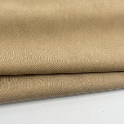 85% de poliéster 15% de nylon cepillado Twill Peach Piel pantalones de playa Tejido