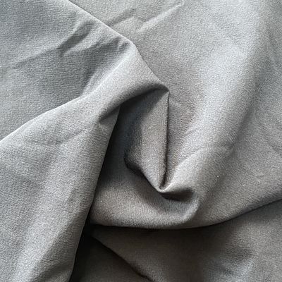 92 Nylon 8 Tejido de elastano 100GSM Perla punto pantalones elásticos de cuatro lados chaqueta tela de ropa de exterior