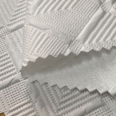 100% de poliéster Tejido para exteriores Pantalones de crepe de burbuja chaqueta de rompevientos Tejido de traje