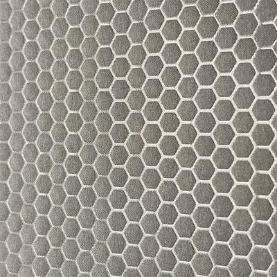 100% de poliéster 75D * 150D Twill Peach Piel de lana 113gsm3D Pantones de playa en relieve Tejido contra viento