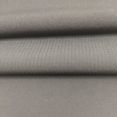Poliéster 92% Spandex 8% Cuatro caras cuadriculadas de tejido de chaqueta de rompevientos elástico