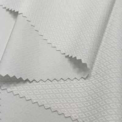 100D Diamante de rejilla 92 Poliéster 8 Elastano Tejido de chaqueta de exterior Tejido