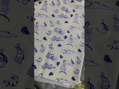 92% de poliéster, 8% de espandex, 165 gramos, tela impresa que cambia de color cuando se expone al agua